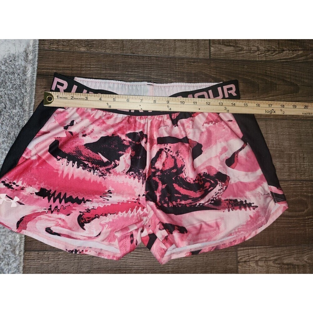 Under Armour Play Up Printed Shorts Girls Youth Size YXL Pink Athletic - Picture 6 of 7